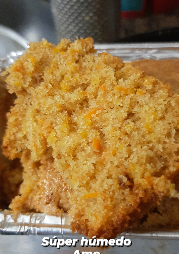 Una foto de Budín integral de zanahoria y naranja súper húmedo 🍊🥕