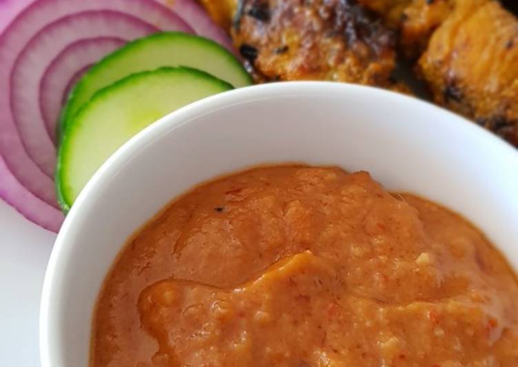 Steps to Prepare Super Quick Homemade Peanut Sauce for Asian Satay - Kuah Kacang