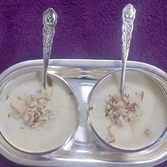 A picture of Semolina kheer.