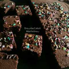 รูปของ Brownies eggless #BeraniBaking