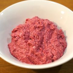A picture of Beetroot and feta dip.