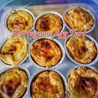 Resipi Portuguese Egg Tart Air Fryer Oleh Mizzanem Cookpad