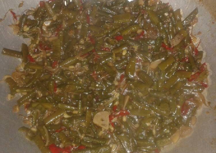 Tumis kacang panjang+ toge