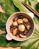 🌱 Nấm Mỡ Kho Rong Biển Chay (Vegan)