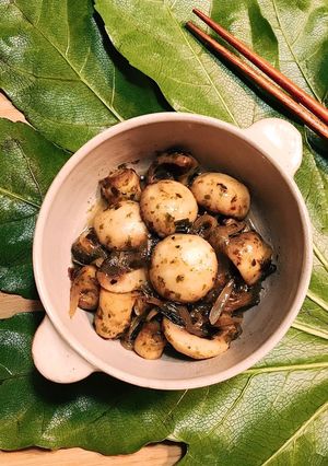 Hình của món 🌱 Nấm Mỡ Kho Rong Biển Chay (Vegan).