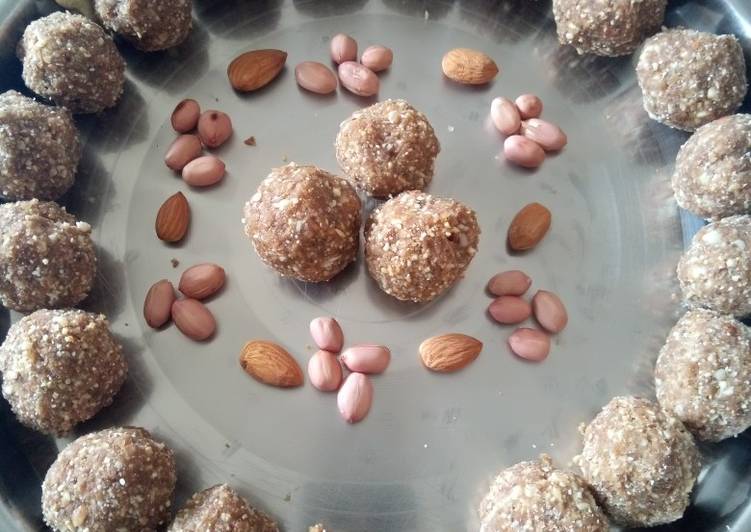 Simple Way to Prepare Super Quick Homemade Mungfali ke laddu