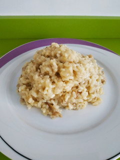 Una foto de Risotto a mi estilo, fácil y sabroso