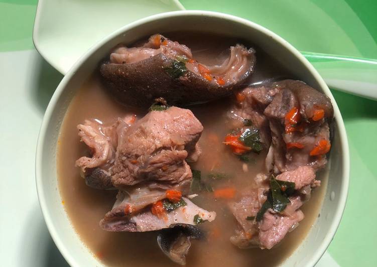 Recipe of Any-night-of-the-week Goat meat pepper soup