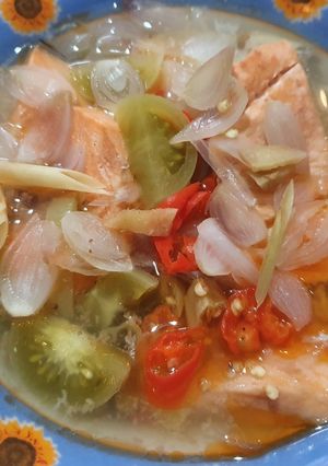 Foto resep [6] Salmon Steam