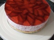 A picture of no bake cheesecake