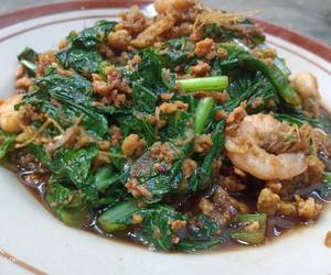 Gampangnya Memasak Tumis Sawi udang tahu Enak Sederhana