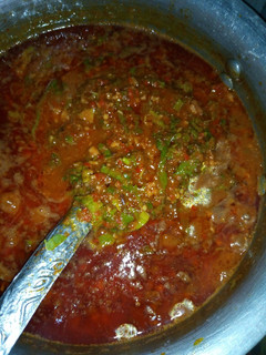 A picture of Spinach soup.