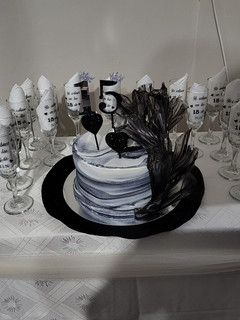 Una foto de Torta de 15 años