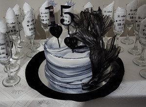 Una foto de Torta de 15 años