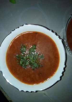 صورة لوصفة شوربة فريك