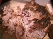 Una foto de bondiola de cerdo a la cerveza en