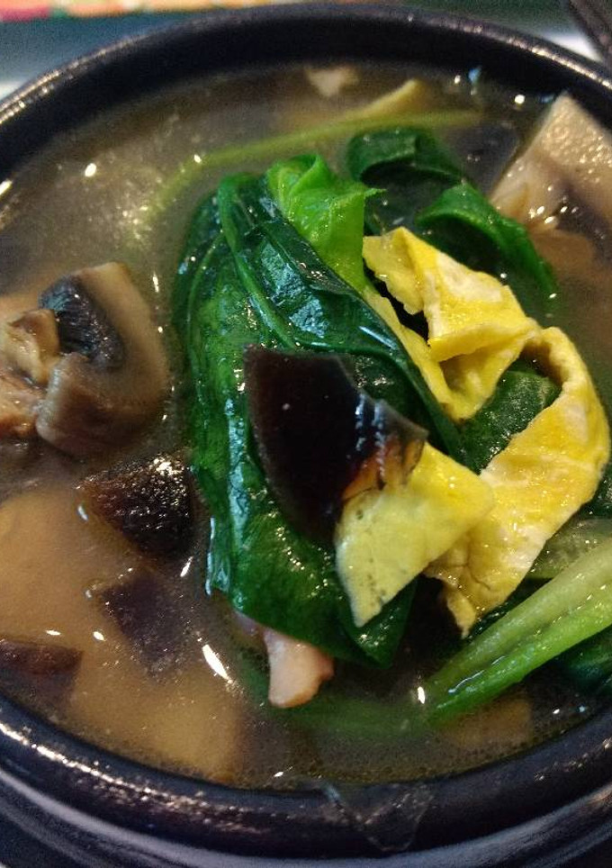 A picture of Shanghai Spinach soup 上汤菠菜 #anti-flu##Spring receipe#.