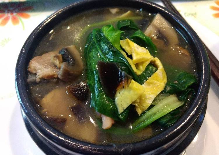 Steps to Make Perfect Shanghai Spinach soup 上汤菠菜 #anti-flu##Spring receipe#