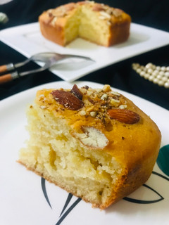 A picture of Eggless Teatime cake.