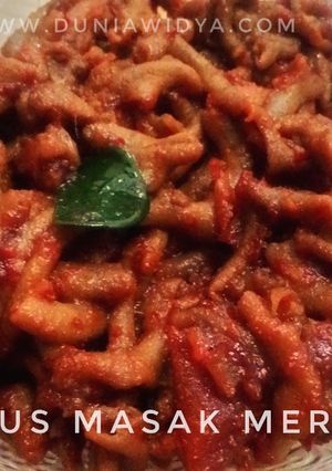 Foto resep Usus masak merah