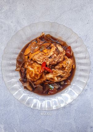 Foto resep Telor Ceplok Masak Kecap