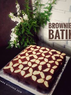 Foto resep Brownies Batik