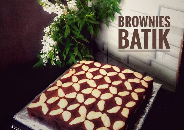 Resep Brownies Batik Anti Gagal