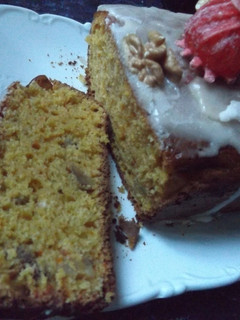 Una foto de Budín de mandarinas con nueces