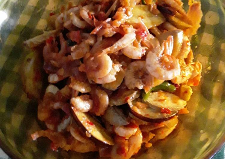 Udang Manis Sambal Jengkol