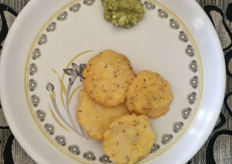 Recipe of Super Quick Homemade Rice crackers with onion karam