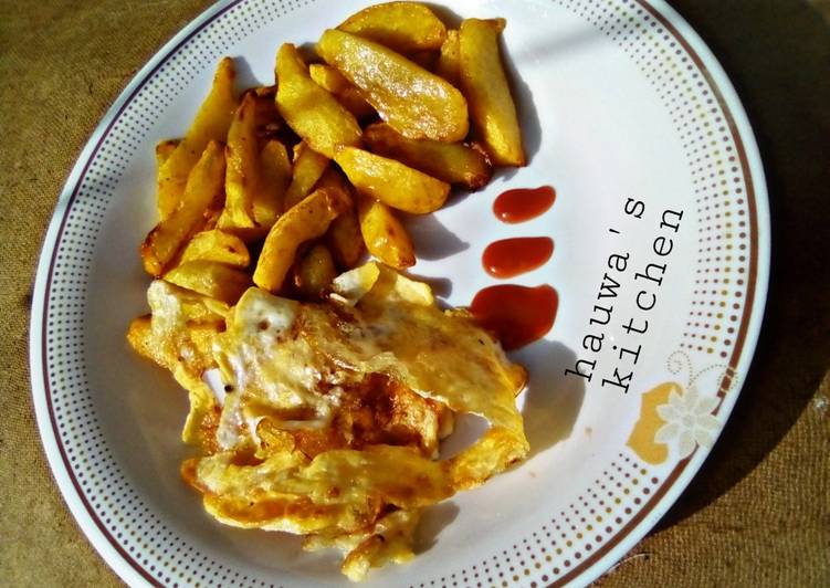 Recipe of Super Quick Homemade Fried Irish and egg | Quick Recipe For Two