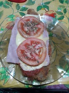 Una foto de Milanesa a la napolitana