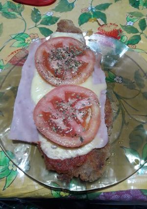 Una foto de Milanesa a la napolitana