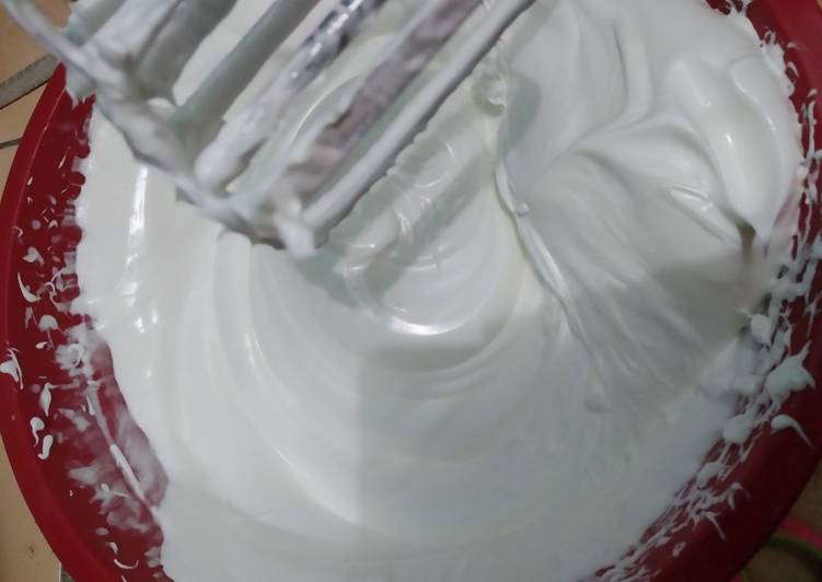 makanan Whipped Cream Homemade yang bikin betah