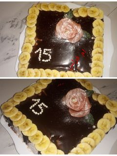 صورة لوصفة كعكة ميلاد