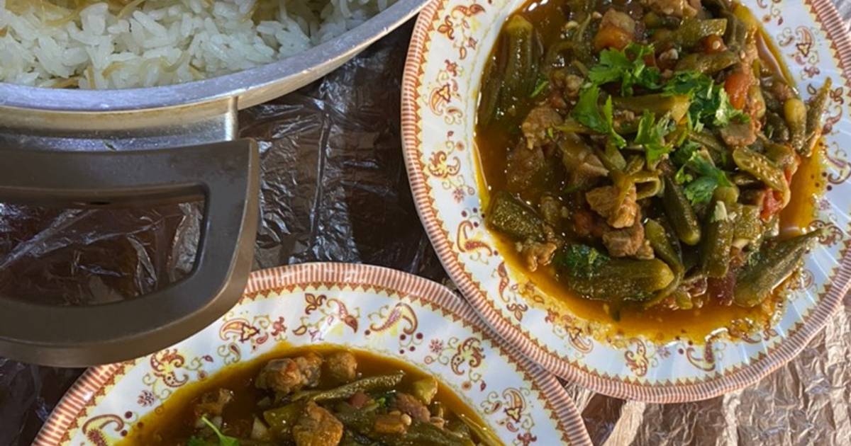 طريقة عمل بامية مع ارز - 281 وصفة سهلة وسريعة - كوكباد