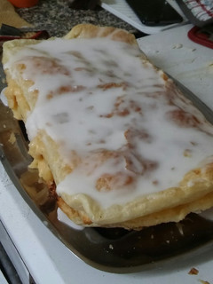 Una foto de Tarta de hojaldre con crema pastelera
