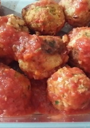 A picture of Textured Soy Meatballs.