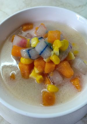 Foto resep Kolak santan putih