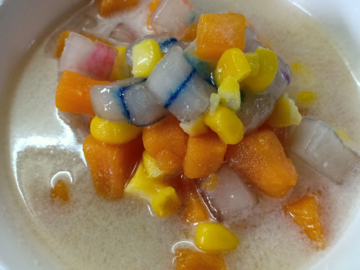 Langkah Mudah untuk Menyiapkan Kolak santan putih, Menggugah Selera