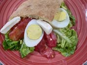 A picture of lettuce sandwich