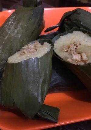 Foto resep Lonmie isi sayur ayam pedas