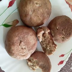 A picture of Peanuts Filled wheat flour batti.