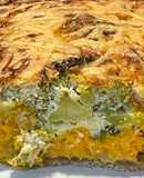Pastel de calabaza y brócoli