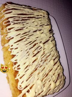 صورة لوصفة بسبوسه بدون بيض وقشطه