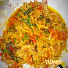 A picture of Usus kemangi pedas manis.