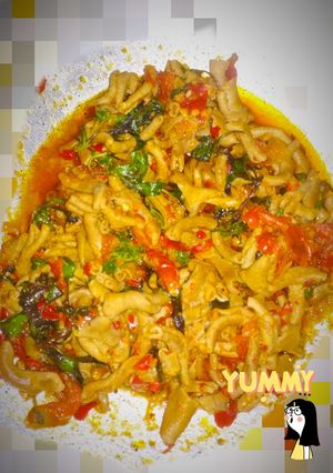 Foto resep Usus kemangi pedas manis