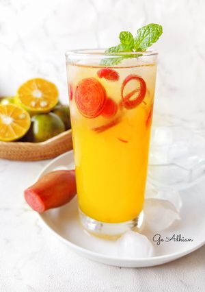 Foto resep Es Jeruk Kecombrang