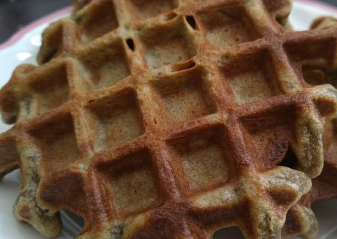 Ini dia! Resep membuat Mochi Waffle Matcha (Green Tea) - Gluten-free yang menggugah selera