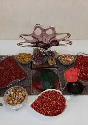 عکسی از دستور میز شب یلدا